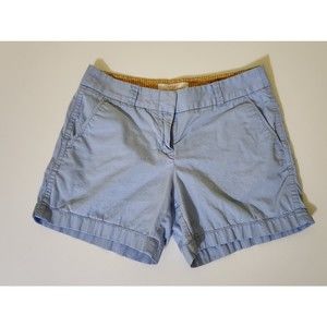Women's J. Crew Chino Broken-In Blue shorts size 2